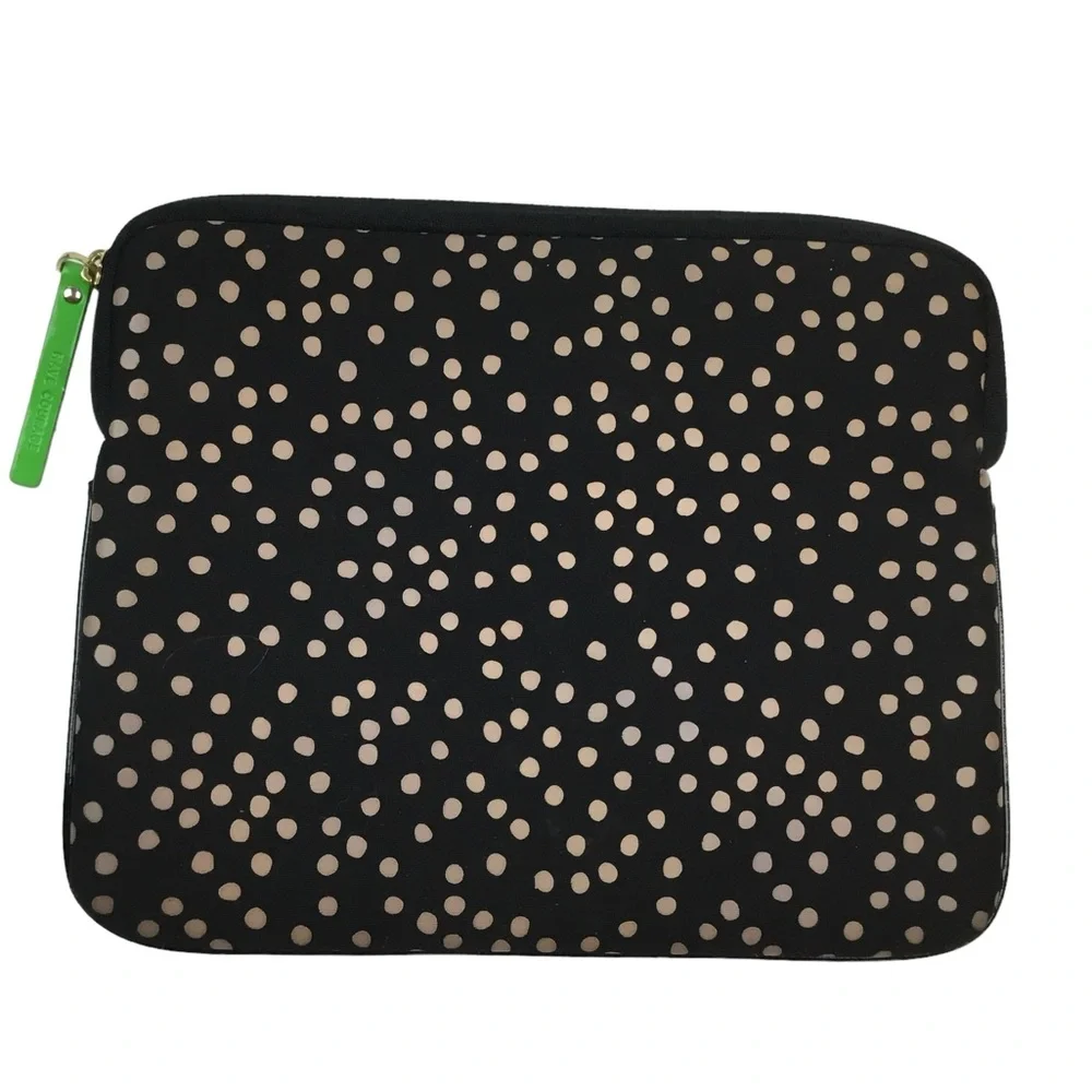Kate Spade Black White Polka Dot Tablet IPad Case